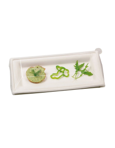 25 Pcs - Couvercle RPET transparent - 27,5 x 14 cm, Hauteur: 3 cm 2