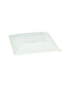 25 Pcs - Couvercle RPET transparent - 26 x 26 cm, Hauteur: 5 cm