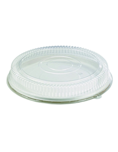 24 Pcs - Couvercle rond PET transparent - Diam: 46 cm, Hauteur: 7 cm
