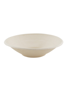 125 Pcs - Bol rond brun "Poke" - 700 ml, Diam: 19,6 cm, Hauteur: 4,9 cm