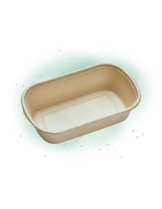 50 Pcs - Boîte rectangulaire brune "Eco-Rec" - 700 ml, 19,5 cm, 11,6 cm, 5 cm 2