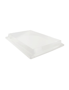 10 Pcs - Couvercle plat transparent en PET - 380 x 280 mm, Hauteur: 40 mm