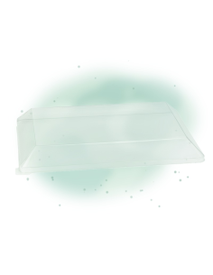 50 Pcs - Couvercle PET transparent "Scandinavie" - 40 x 28 cm, Hauteur: 4 cm 2