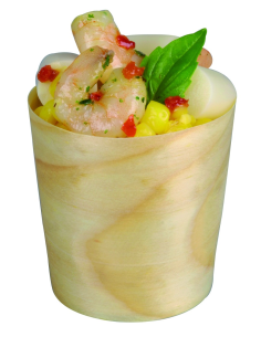 50 Pcs - Mini gobelet bois - Ø45mm, Hauteur: 45mm, Idéal pour événements horeca 2