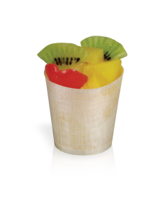 50 Pcs - Mini gobelet en bois - Ø60 mm, Hauteur: 58 mm, Eco-responsable 2