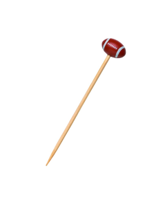 Pic bambou décor football 12 cm x 100 unités