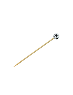 100 Pcs - Pic bambou décor football américain - 12 cm de long, idéal pour événements.