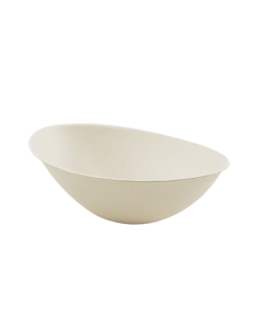 125 Pcs - Bol ovale brun "BioNchic" - 225 x 135 mm, Hauteur: 55 mm