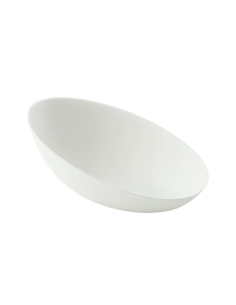 30 Pcs - Mise en bouche blanche en pulpe - 80x52 mm, Hauteur: 29 mm