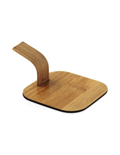 24 Pcs - Présentoir apéritif en bambou - 6,3 cm x 6,3 cm x 4 cm, avec anse