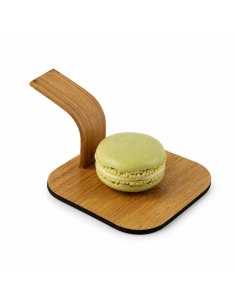 24 Pcs - Présentoir apéritif en bambou - 6,3 cm x 6,3 cm x 4 cm, avec anse 2