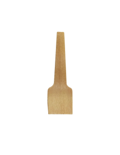 100 Pcs - Cuillère à glace en bois - 7 cm