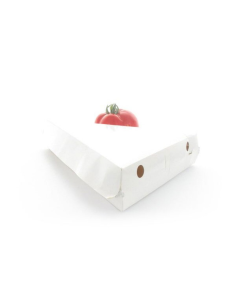 50 Pcs - Boîte carton triangulaire pour pizza - 23,5 x 22,9 cm, Hauteur: 4,5 cm