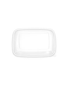 50 Pcs - Couvercle PET transparent - 18,9 x 18,9 cm, Hauteur: 5 cm