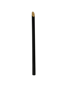 25 Pcs - Paille en bambou noire - 18 cm, Écologique et résistant