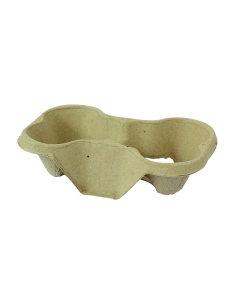 480 Pcs - Plateau biodégradable pour 2 gobelets