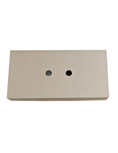 50 Pcs - Couvercle carton kraft Chokra - 380 x 198 mm, Hauteur: 60 mm