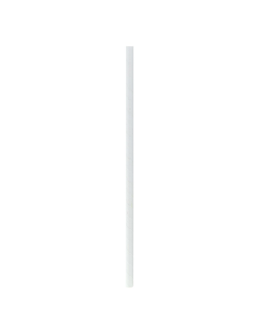 500 Pcs - Chalumeau papier blanc - Diam: 0,6 cm, Long: 26 cm, Compact et pratique