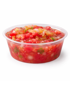 100 Pcs - Coupe plastique PS cristal - 270 ml, Diam: 11,2 cm, Hauteur: 4,7 cm 2