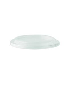 100 Pcs - Couvercle PS cristal - Diam: 10,4 cm, Hauteur: 1,05 cm