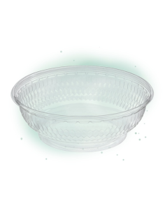 300 Pcs - Saladier en plastique PET transparent - 950 ml, Hauteur: 60 mm 2