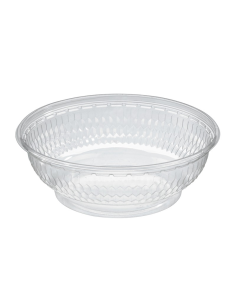 300 Pcs - Saladier en plastique PET transparent - 950 ml, Hauteur: 60 mm