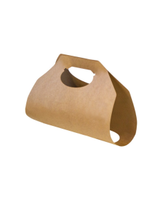 50 Pcs - Porte gobelets kraft - 2 compartiments 385x222mm