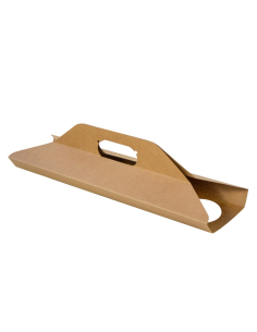 50 Pcs - Porte gobelets kraft - 4 compartiments 380x420mm