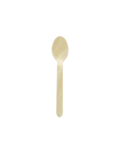 100 Pcs - Cuillère en bois - 15,8 cm