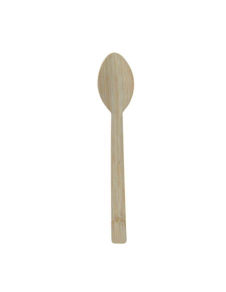 50 Pcs - Cuillère bambou "Anji" - 17,4 cm