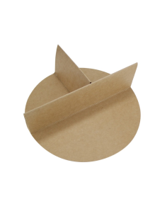 360 Pcs - Diviseur 3 parties en carton brun - 160 mm, Hauteur: 51 mm