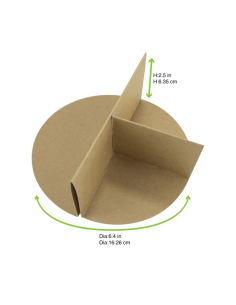 360 Pcs - Diviseur pour saladier 3 parties - 16,2 cm x 6,9 cm, Idéal pour service 2