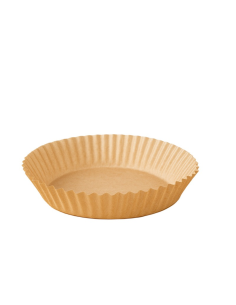100 Pcs - Moule à friture rond kraft sans trous  H45mm