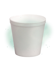 500 Pcs - Pot isotherme plastique blanc 500 ml - Résistant, léger 2