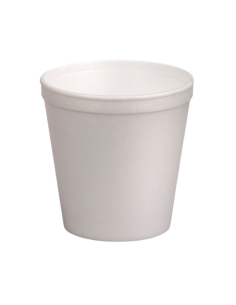 500 Pcs - Pot isotherme plastique blanc 500 ml - Résistant, léger