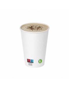 50 Pcs - Gobelet 230ml en carton fibre de bambou - Ø80 mm, Hauteur: 92 mm, Laminé PE 2