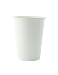 50 Pcs - Gobelet AirCup carton blanc - Ø90 mm x 60 mm x 110 mm