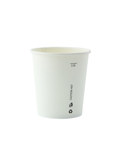 50 Pcs - Gobelet en carton AirCup - Ø73 mm, Hauteur: 79 mm, 74x51 mm