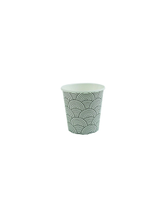 100 Pcs - Gobelet décor Tokyo - 120 ml, Ø62 mm, Hauteur: 60 mm
