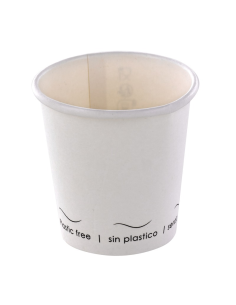 50 Pcs - Gobelet carton Eden blanc - Ø54 mm, Hauteur: 57 mm, sans plastique