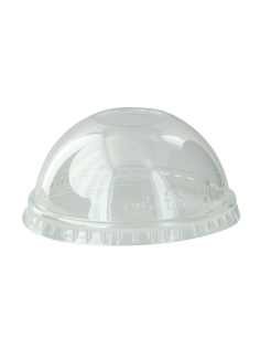 50 Pcs - Couvercle PET transparent dôme - Diam: 7,4 cm, Hauteur: 3,5 cm