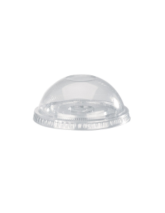 50 Pcs - Couvercle PET transparent dôme - Diam: 7,7 cm, Hauteur: 3,7 cm