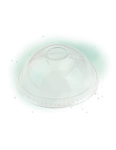100 Pcs - Couvercle PET transparent dôme - Diam: 9,8 cm, Hauteur: 4,5 cm 2