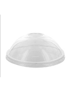 25 Pcs - Couvercle dôme PET Transparent - Diam: 11,4 cm