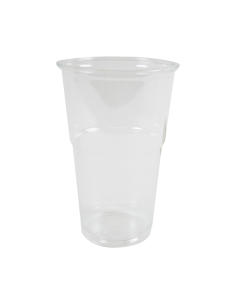 50 Pcs - Pot dessert PET "FINESSE" - 350 ml, Diam: 7,7 cm, Hauteur: 12,17 cm