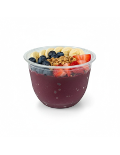 50 Pcs - Pot à dessert en plastique PET transparent - 230 ml, Hauteur: 52 mm 2