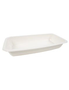 90 Pcs - Barquette scellable pulpe laminée PLA "gastronorme" 1/3 325x172mm H48mm 1700ml