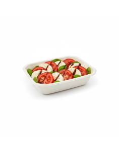 100 Pcs - Barquette scellable PLA "gastronorme" 1/8 - 465 ml, 16 x 13 cm, Hauteur: 3,6 cm 2