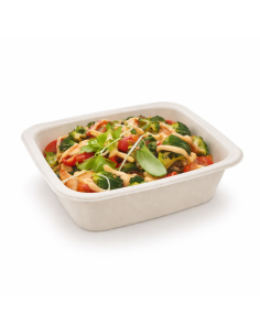 100 Pcs - Barquette scellable PLA "Gastronorme" - 585 ml, 16 x 13 cm, Hauteur: 4,6 cm 2