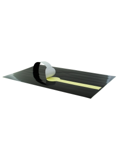 500 Pcs - Étiquette autocollante noire - 30 x 2 cm, idéal pour l'étiquetage professionnel